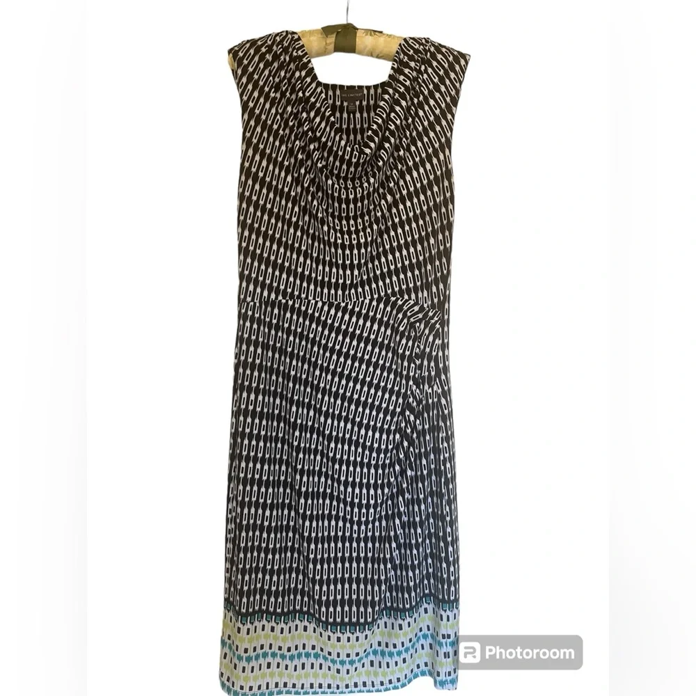 The Limited geometric patterned sheath sleeveless dress size medium